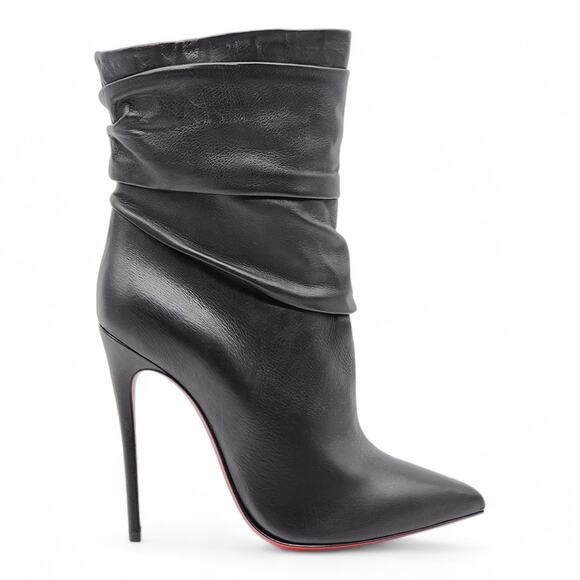 Christian Louboutin Ishtar 120 Stiletto Boots - Leather - Black 35.5 5 US $1995 - Picture 3 of 7